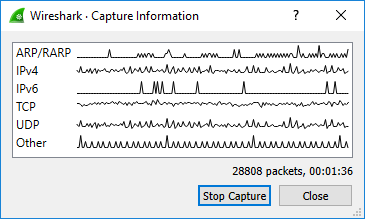 The "Capture Info" dialog box