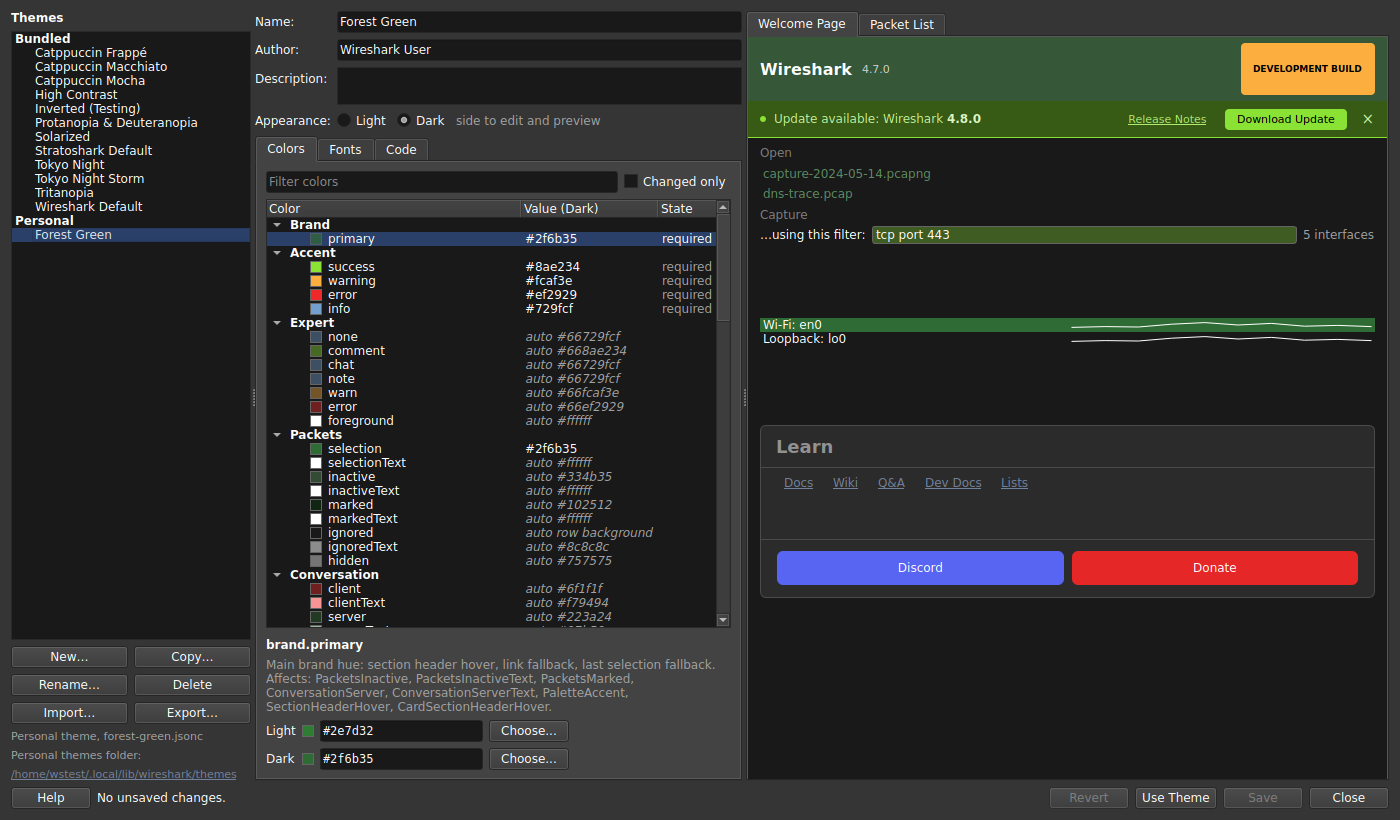 ws theme designer dark